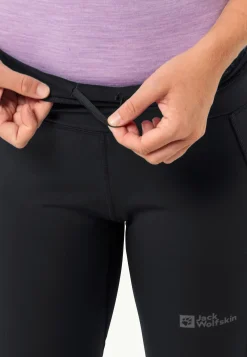 Trekking|Leggings & Panty'S|Jack Wolfskin Kammweg Tights W black