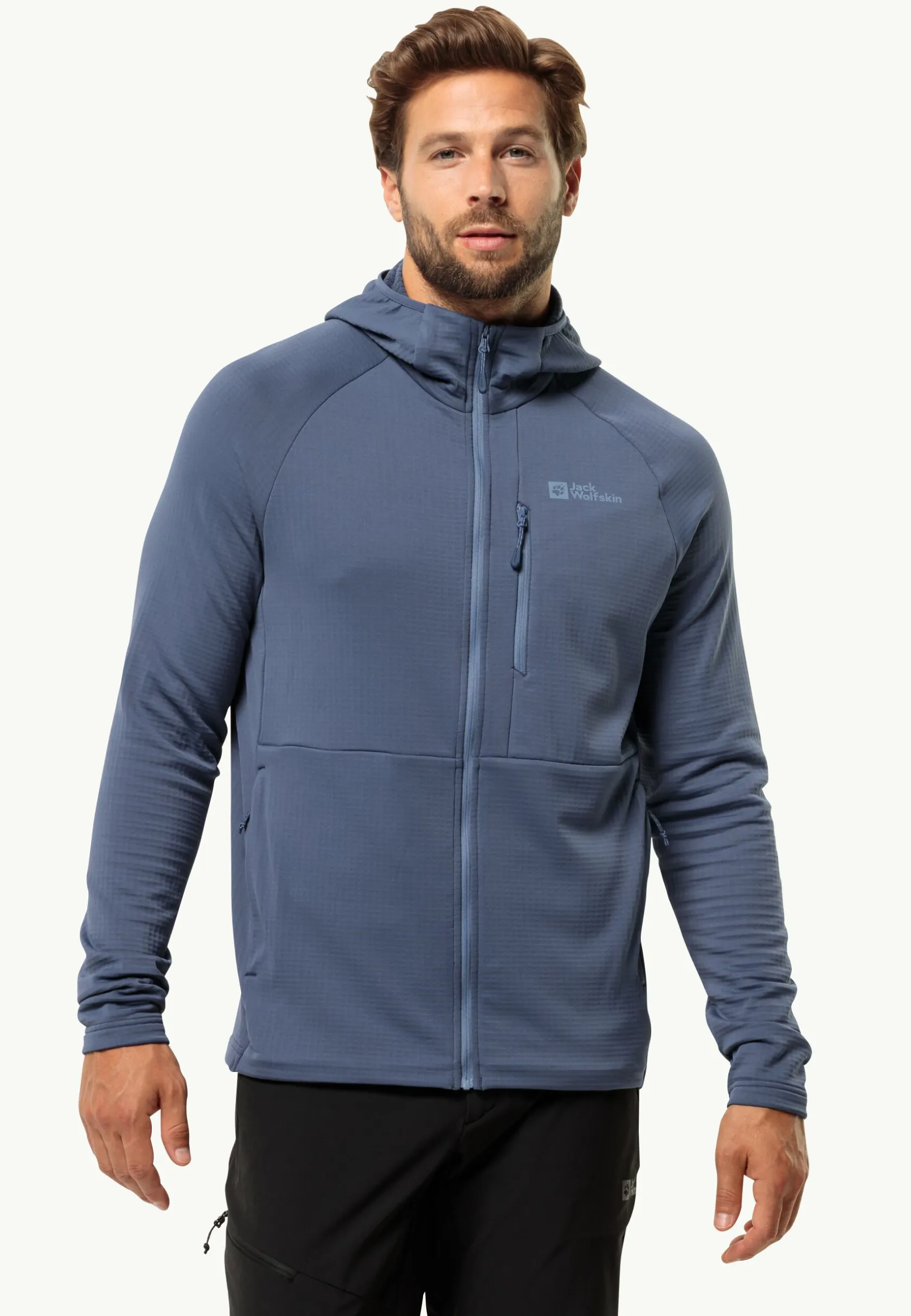 Wandelen|Voor- En Najaarsjacks/-Jassen|Jack Wolfskin Kolbenberg Hooded Fz M