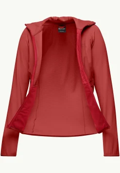 Wandelen|Voor- En Najaarsjacks/-Jassen|Jack Wolfskin Kolbenberg Hooded Fz W
