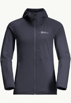 Wandelen|Voor- En Najaarsjacks/-Jassen|Jack Wolfskin Kolbenberg Hooded Fz W