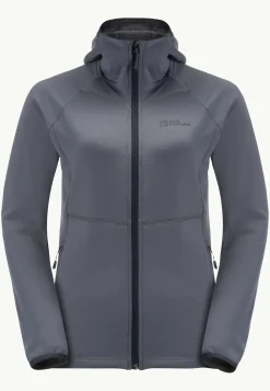 Wandelen|Voor- En Najaarsjacks/-Jassen|Jack Wolfskin Kolbenberg Hooded Fz W