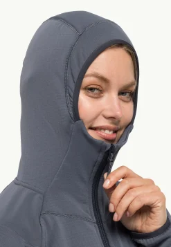 Wandelen|Voor- En Najaarsjacks/-Jassen|Jack Wolfskin Kolbenberg Hooded Fz W