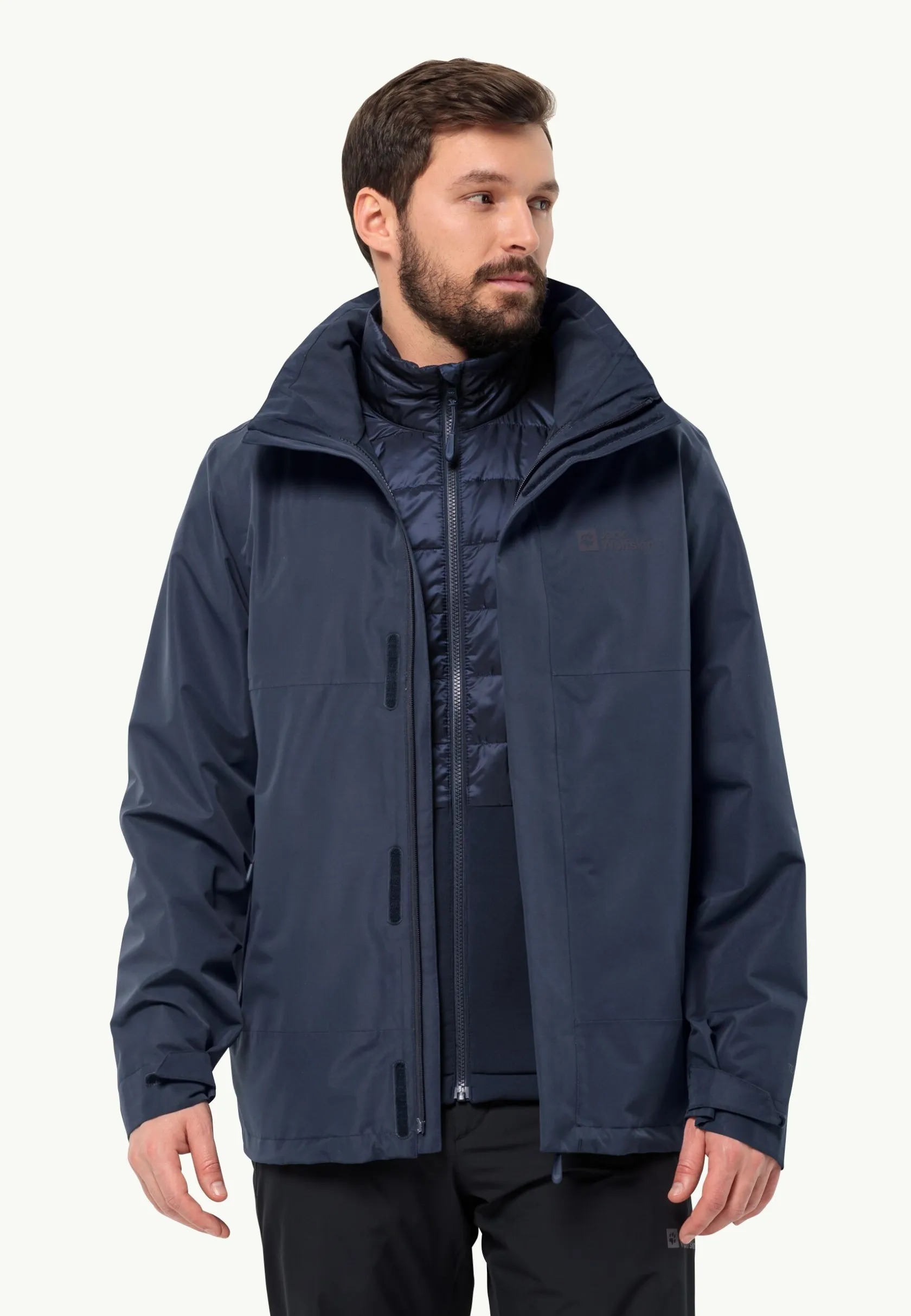 Wandelen|Voor- En Najaarsjacks/-Jassen|Jack Wolfskin Luntal 3in1 Jkt M