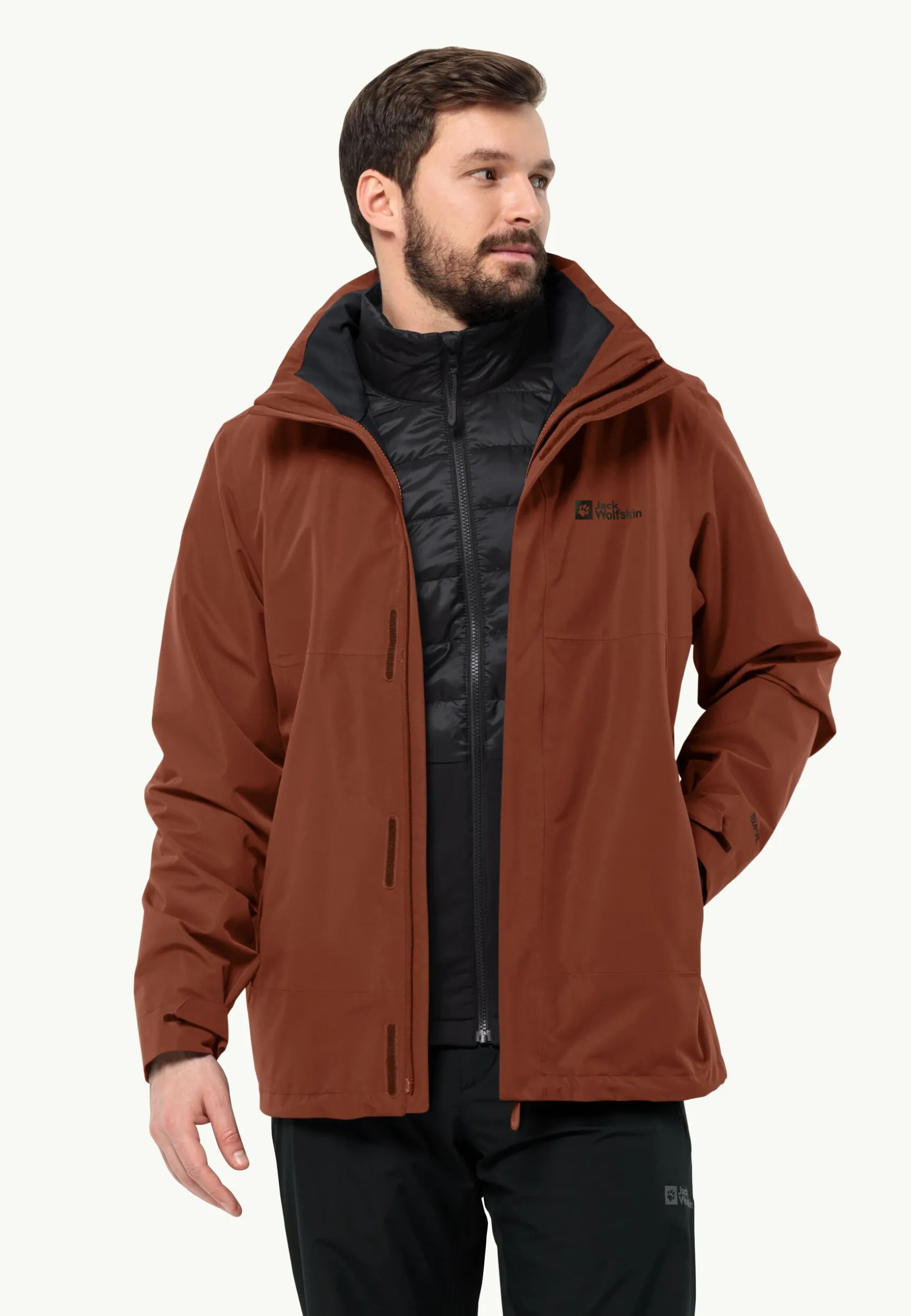 Wandelen|Voor- En Najaarsjacks/-Jassen|Jack Wolfskin Luntal 3in1 Jkt M