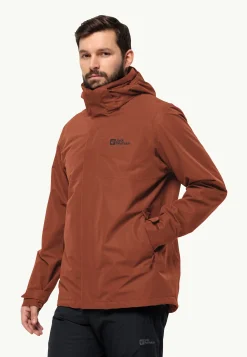 Wandelen|Voor- En Najaarsjacks/-Jassen|Jack Wolfskin Luntal 3in1 Jkt M