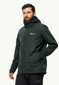 Wandelen|Voor- En Najaarsjacks/-Jassen|Jack Wolfskin Luntal 3in1 Jkt M
