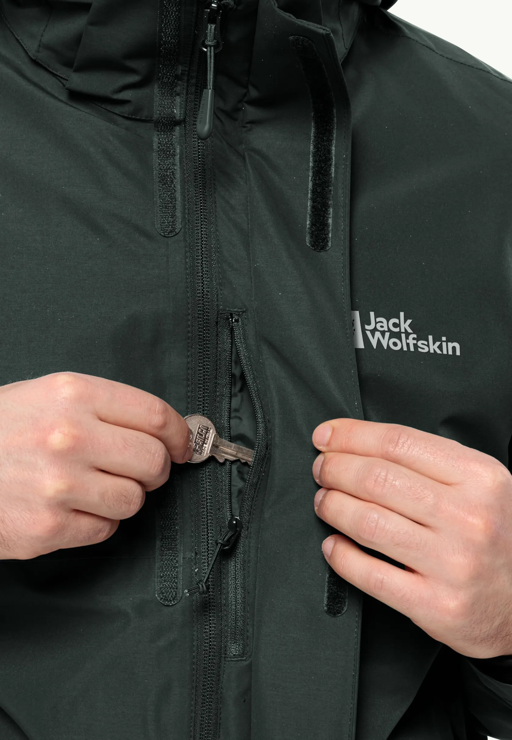 Wandelen|Voor- En Najaarsjacks/-Jassen|Jack Wolfskin Luntal 3in1 Jkt M