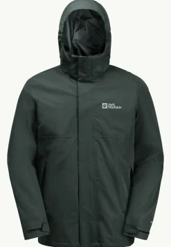 Wandelen|Voor- En Najaarsjacks/-Jassen|Jack Wolfskin Luntal 3in1 Jkt M