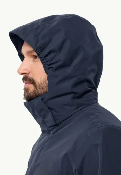 Wandelen|Voor- En Najaarsjacks/-Jassen|Jack Wolfskin Luntal 3in1 Jkt M