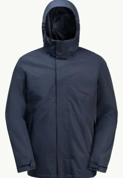Wandelen|Voor- En Najaarsjacks/-Jassen|Jack Wolfskin Luntal 3in1 Jkt M