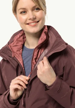 Wandelen|Voor- En Najaarsjacks/-Jassen|Jack Wolfskin Luntal 3in1 Jkt W