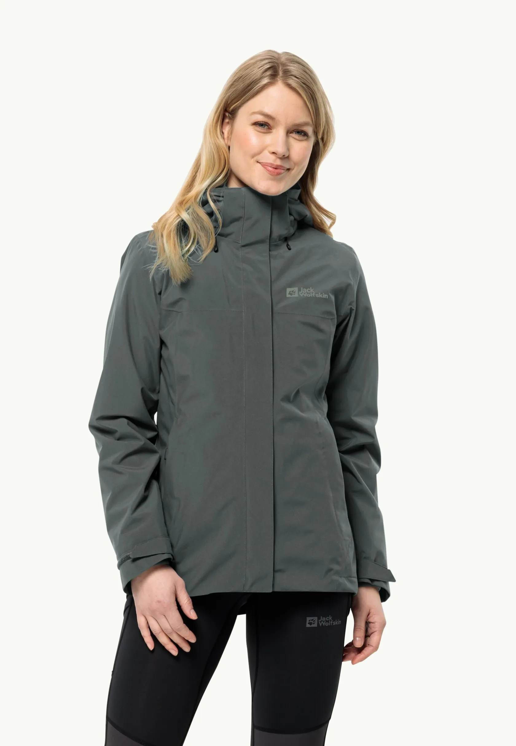 Wandelen|Voor- En Najaarsjacks/-Jassen|Jack Wolfskin Luntal 3in1 Jkt W