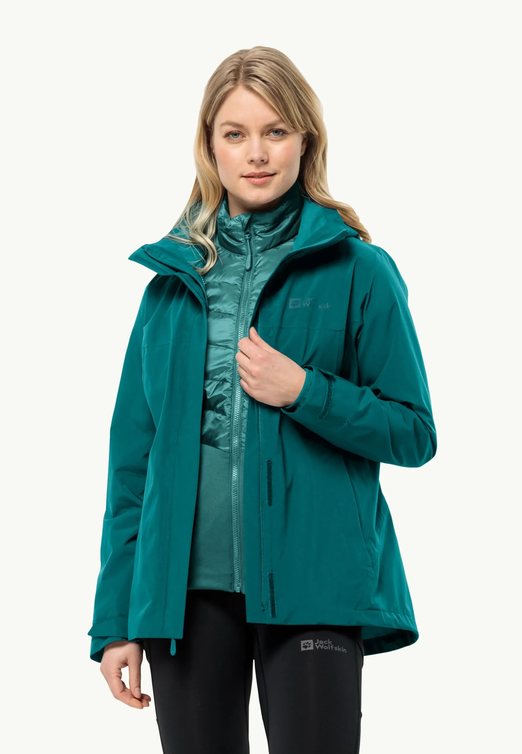 Wandelen|Voor- En Najaarsjacks/-Jassen|Jack Wolfskin Luntal 3in1 Jkt W