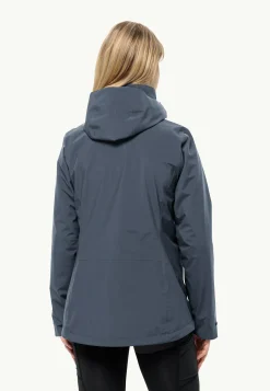 Wandelen|Voor- En Najaarsjacks/-Jassen|Jack Wolfskin Luntal 3in1 Jkt W