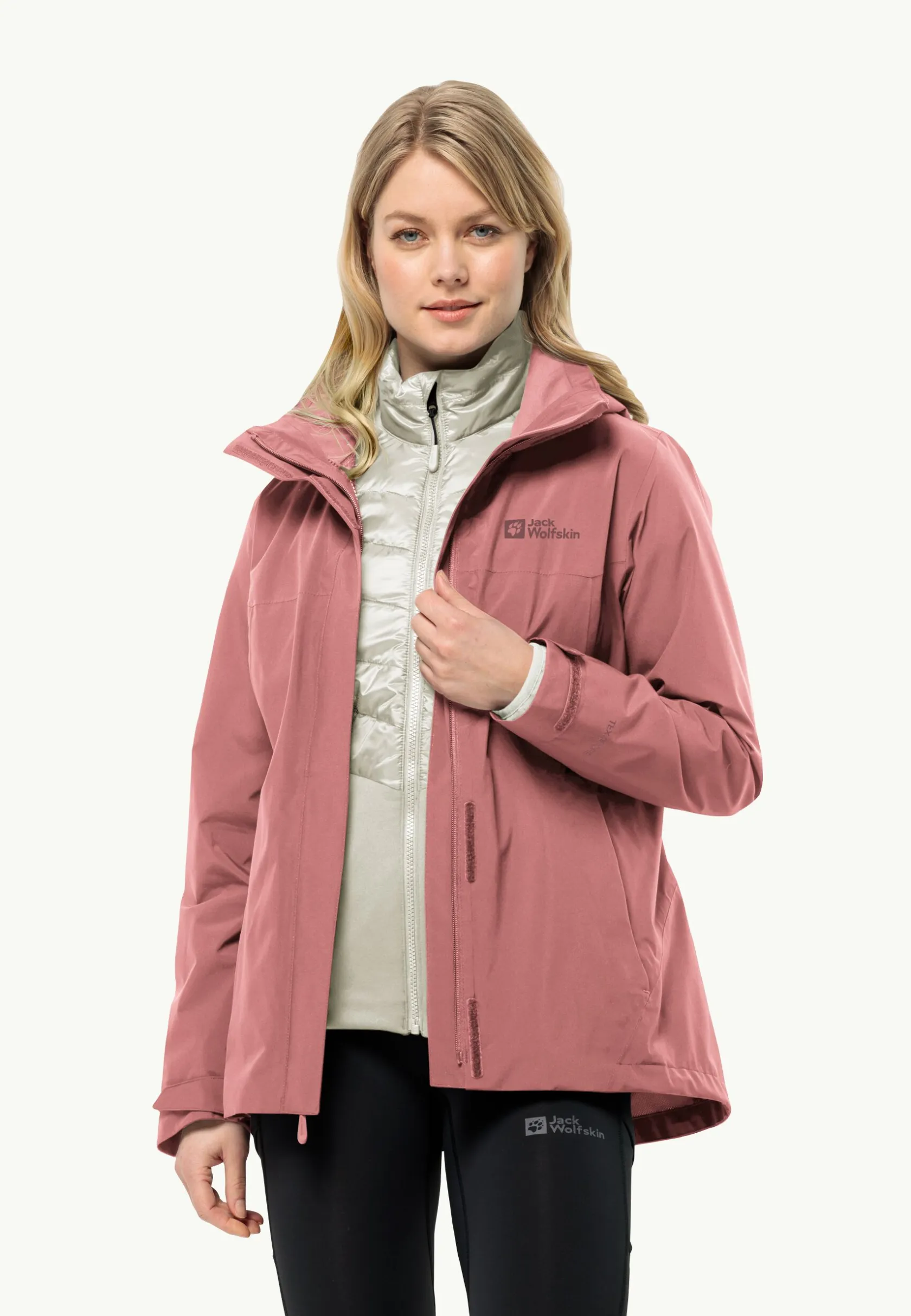 Wandelen|Voor- En Najaarsjacks/-Jassen|Jack Wolfskin Luntal 3in1 Jkt W