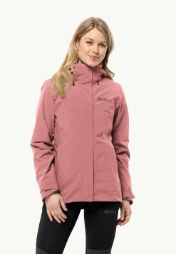 Wandelen|Voor- En Najaarsjacks/-Jassen|Jack Wolfskin Luntal 3in1 Jkt W