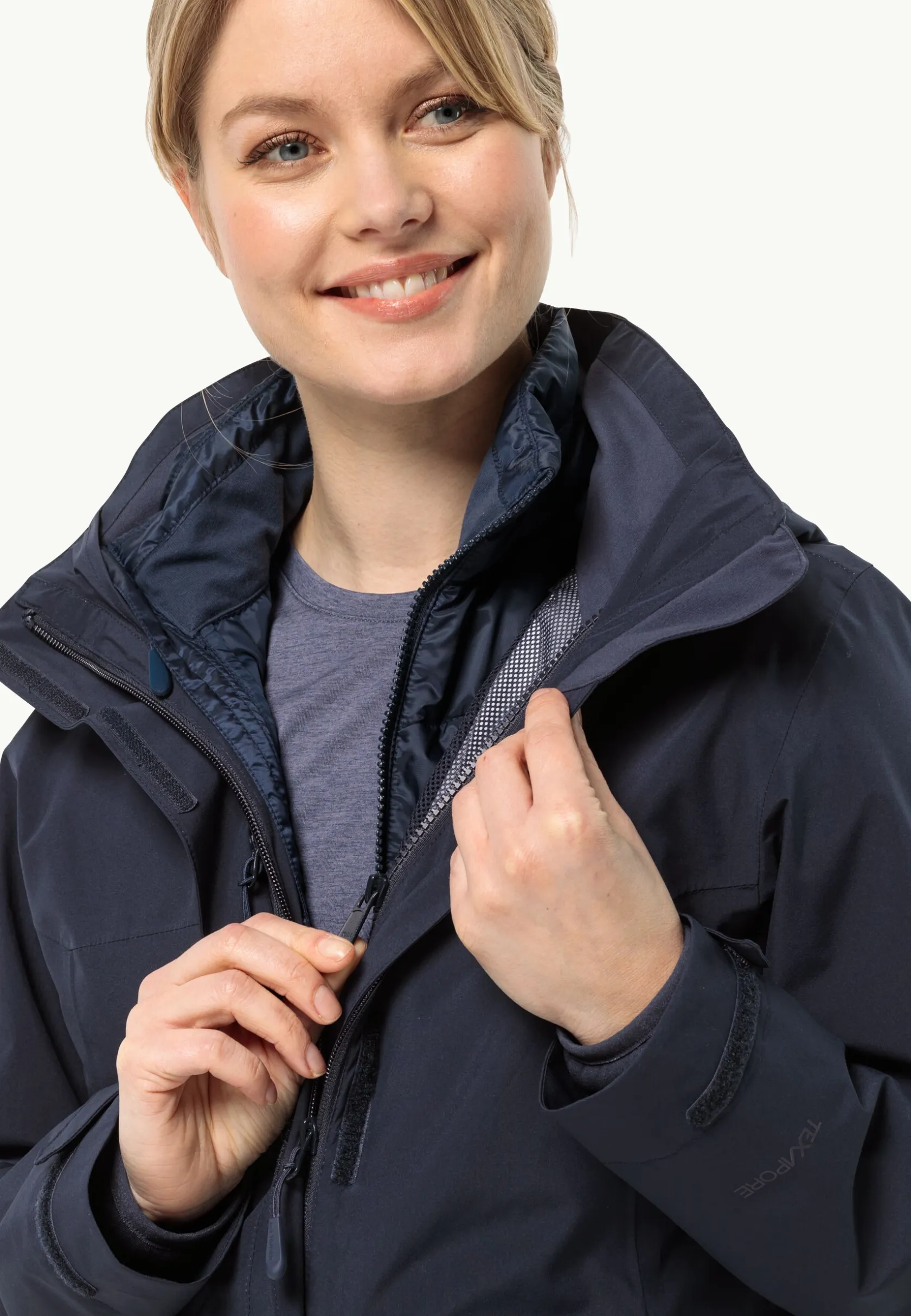 Wandelen|Voor- En Najaarsjacks/-Jassen|Jack Wolfskin Luntal 3in1 Jkt W