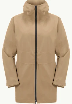 Lifestyle|Voor- En Najaarsjacks/-Jassen|Jack Wolfskin Mainkai Long Jkt W