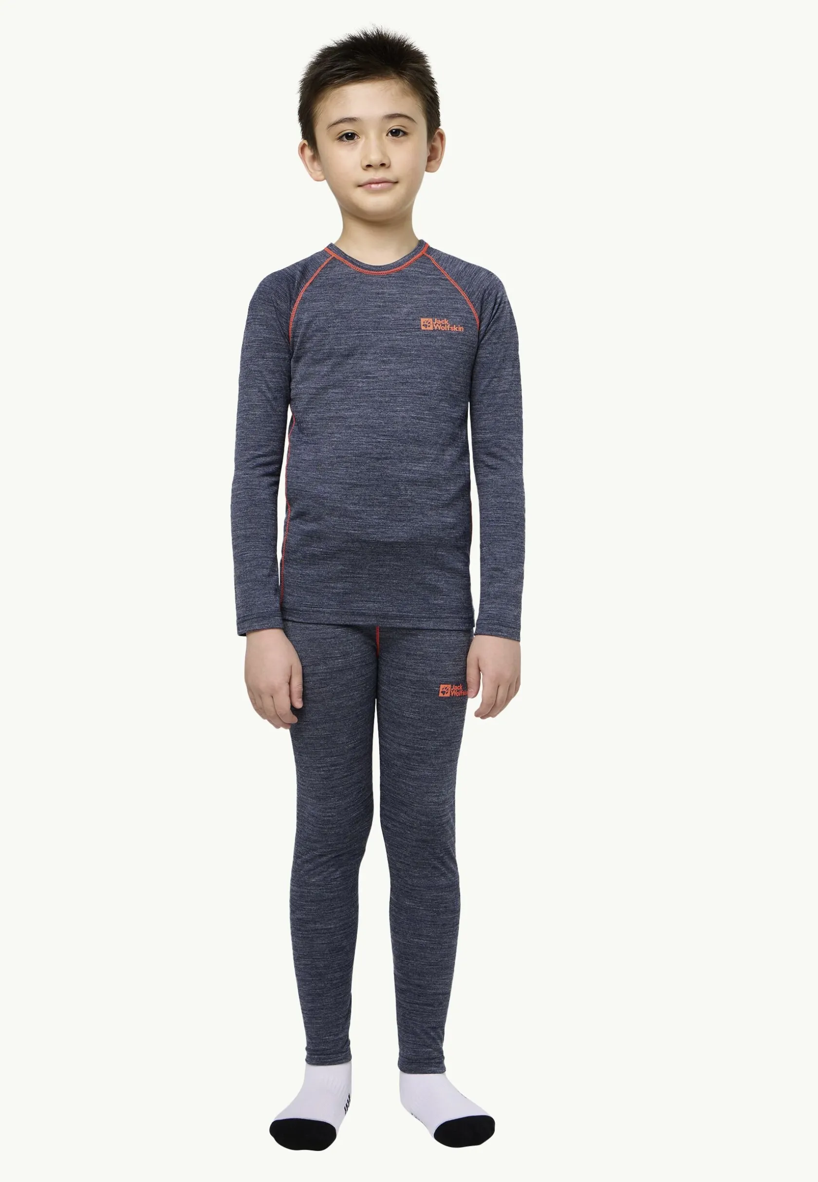 Functionele Shirts|Jack Wolfskin Merino Baselayer Set K