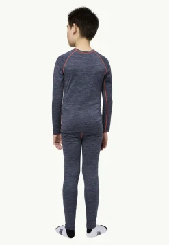 Functionele Shirts|Jack Wolfskin Merino Baselayer Set K