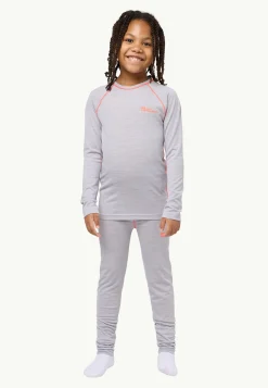 Functionele Shirts|Jack Wolfskin Merino Baselayer Set K