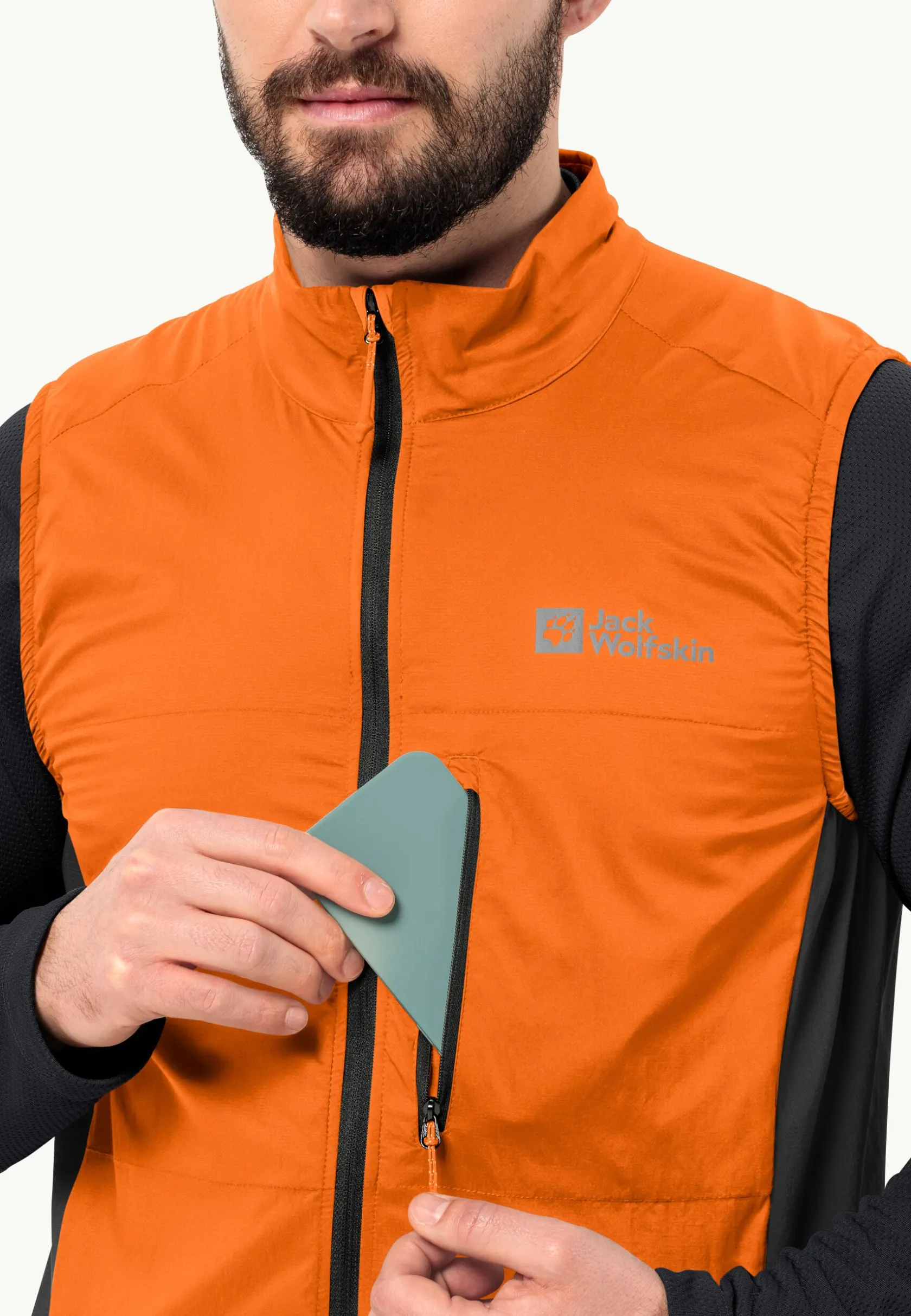 Fietsen|Voor- En Najaarsjacks/-Jassen|Jack Wolfskin Morobbia Alpha Vest M