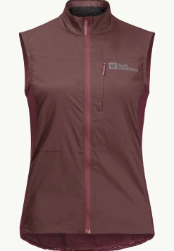 Fietsen|Voor- En Najaarsjacks/-Jassen|Jack Wolfskin Morobbia Alpha Vest W