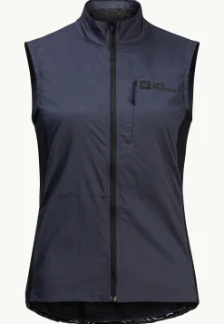 Fietsen|Voor- En Najaarsjacks/-Jassen|Jack Wolfskin Morobbia Alpha Vest W