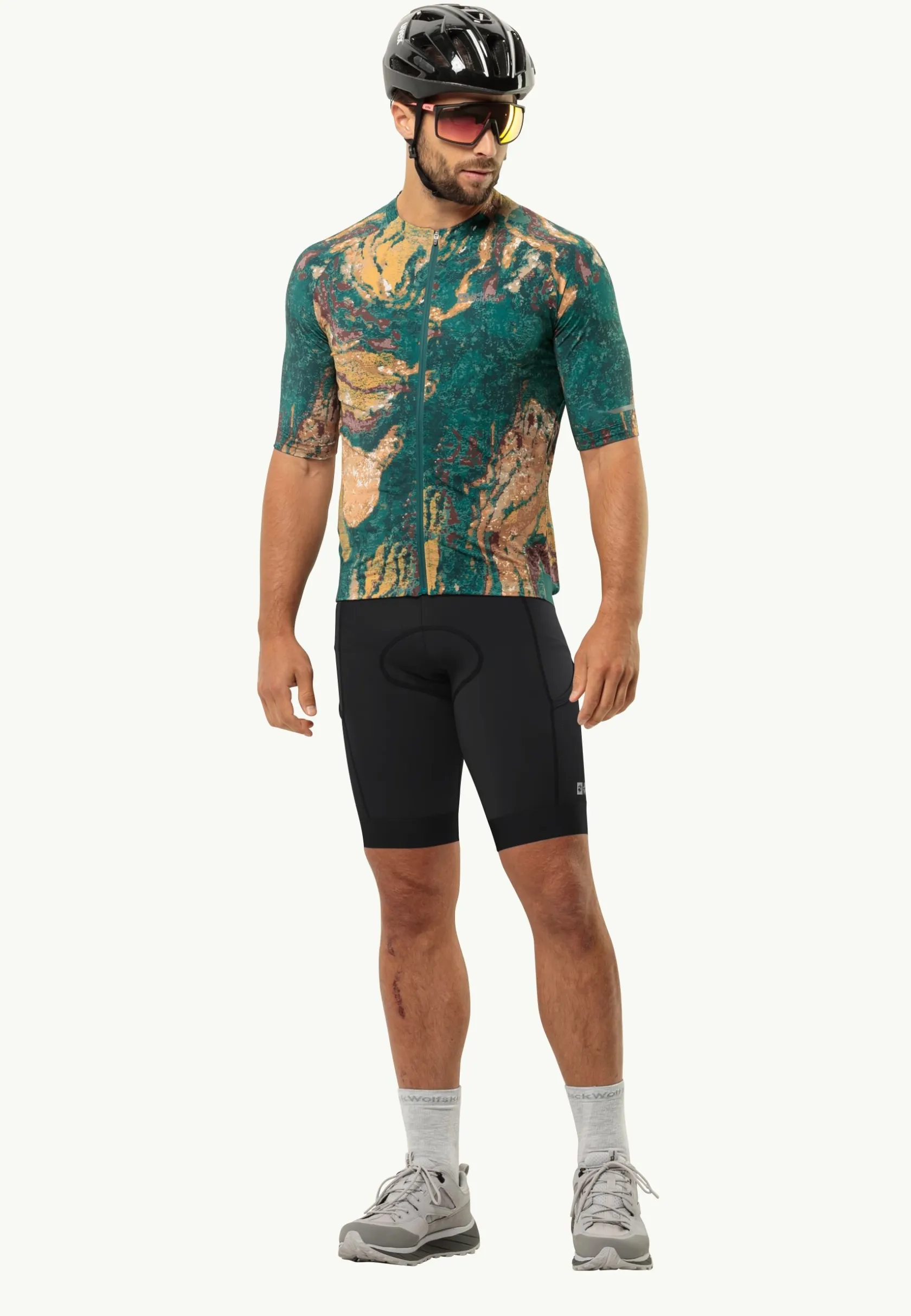 Shorts|Fietsbroeken|Jack Wolfskin Morobbia Bib Shorts M