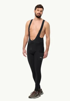 Fietsen|Fietsbroeken|Jack Wolfskin Morobbia Bib Tights M black