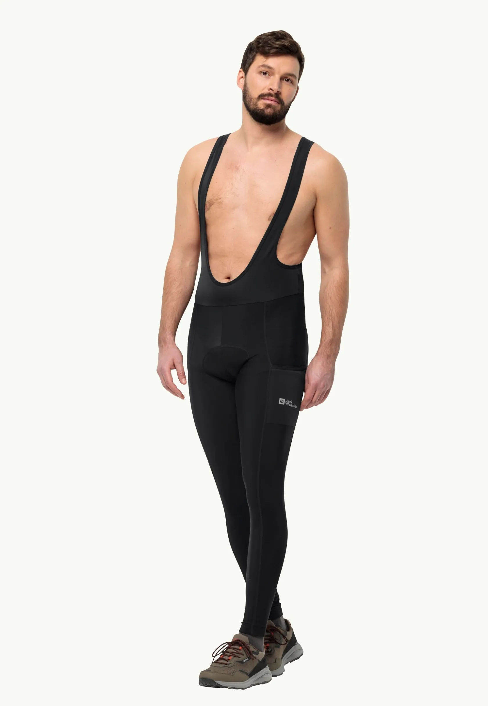 Fietsen|Fietsbroeken|Jack Wolfskin Morobbia Bib Tights M black