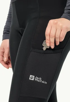 Fietsen|Fietsbroeken|Jack Wolfskin Morobbia Bib Tights W black
