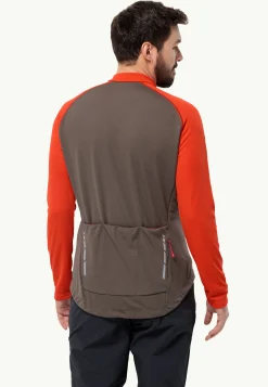 Fietsen|Functionele Shirts|Jack Wolfskin Morobbia Fz L/s M
