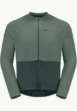 Fietsen|Functionele Shirts|Jack Wolfskin Morobbia Fz L/s M