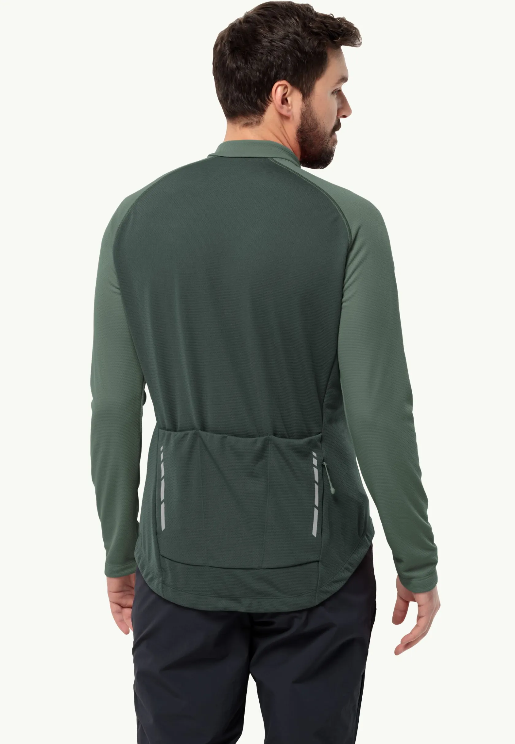 Fietsen|Functionele Shirts|Jack Wolfskin Morobbia Fz L/s M