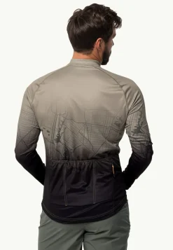 Fietsen|Functionele Shirts|Jack Wolfskin Morobbia Fz L/s Print M