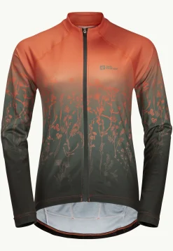 Wandelen|Fietsen|Jack Wolfskin Morobbia Fz L/s Print W