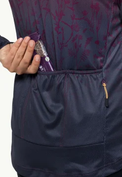 Wandelen|Fietsen|Jack Wolfskin Morobbia Fz L/s Print W