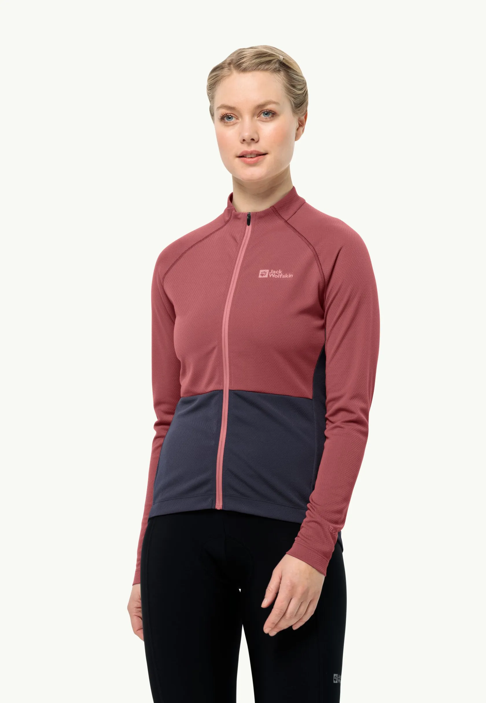 Fietsen|Functionele Shirts|Jack Wolfskin Morobbia Fz L/s W