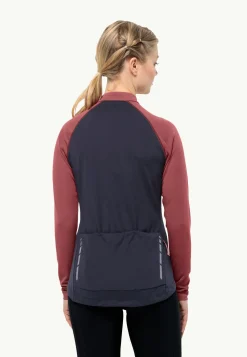 Fietsen|Functionele Shirts|Jack Wolfskin Morobbia Fz L/s W