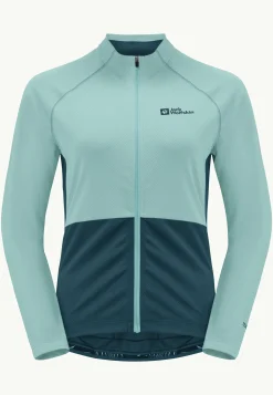 Fietsen|Functionele Shirts|Jack Wolfskin Morobbia Fz L/s W