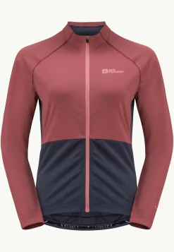 Fietsen|Functionele Shirts|Jack Wolfskin Morobbia Fz L/s W