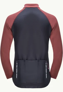Fietsen|Functionele Shirts|Jack Wolfskin Morobbia Fz L/s W