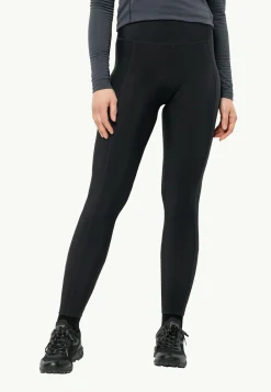 Fietsen|Fietsbroeken|Jack Wolfskin Morobbia Tights W black