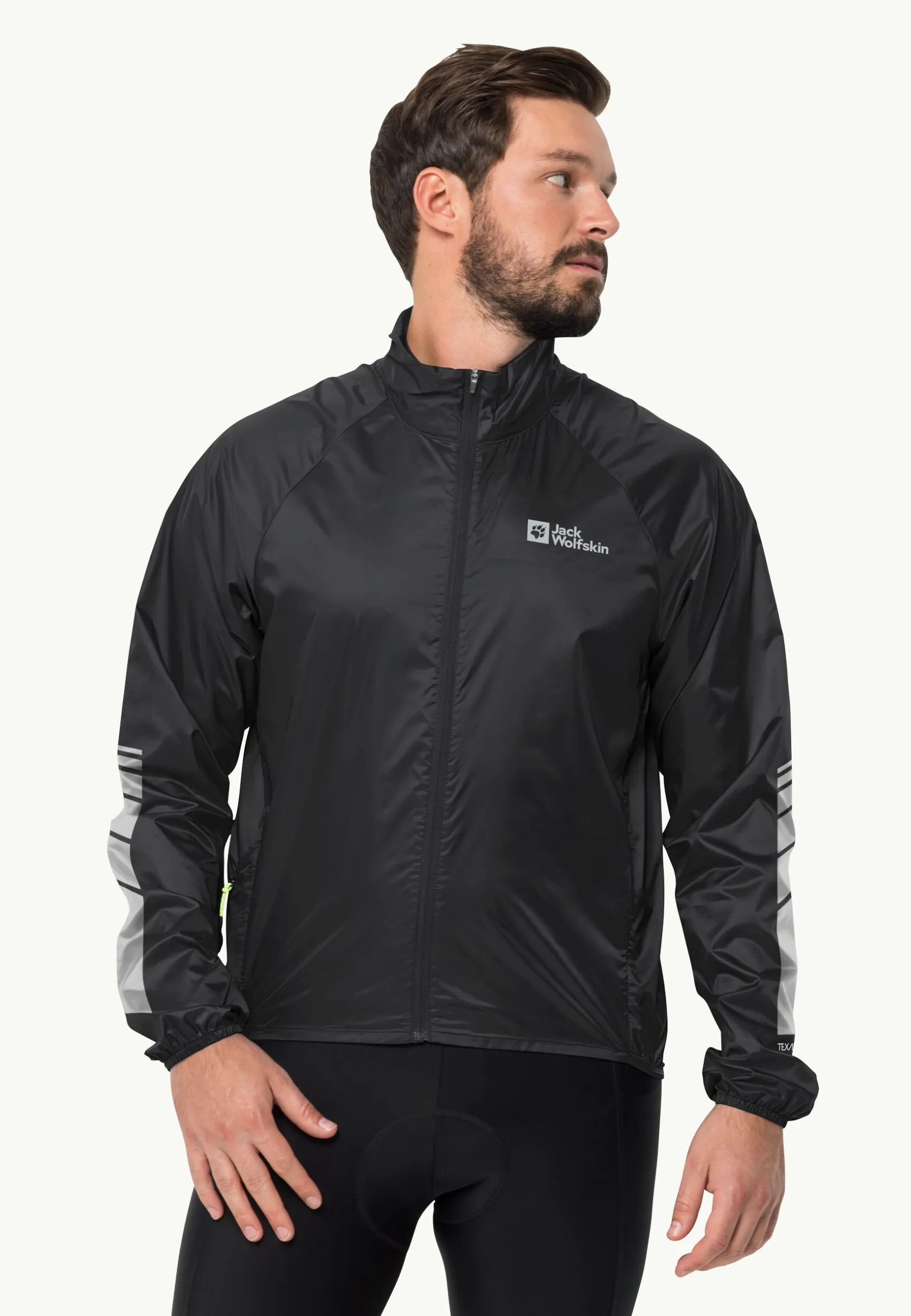 Fietsen|Voor- En Najaarsjacks/-Jassen|Jack Wolfskin Morobbia Wind Jkt M black