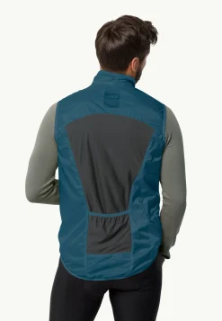 Fietsen|Voor- En Najaarsjacks/-Jassen|Jack Wolfskin Morobbia Wind Vest M