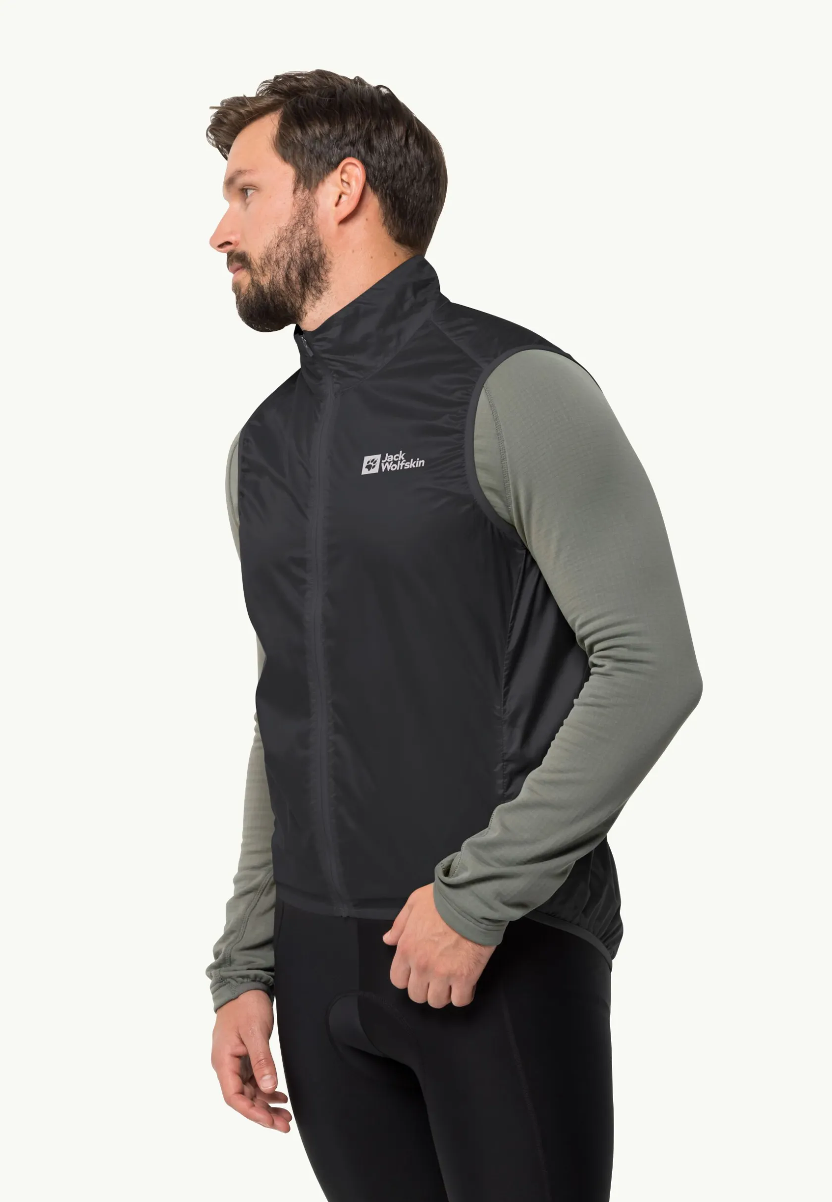 Fietsen|Voor- En Najaarsjacks/-Jassen|Jack Wolfskin Morobbia Wind Vest M