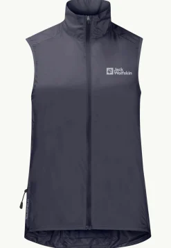 Fietsen|Voor- En Najaarsjacks/-Jassen|Jack Wolfskin Morobbia Wind Vest W