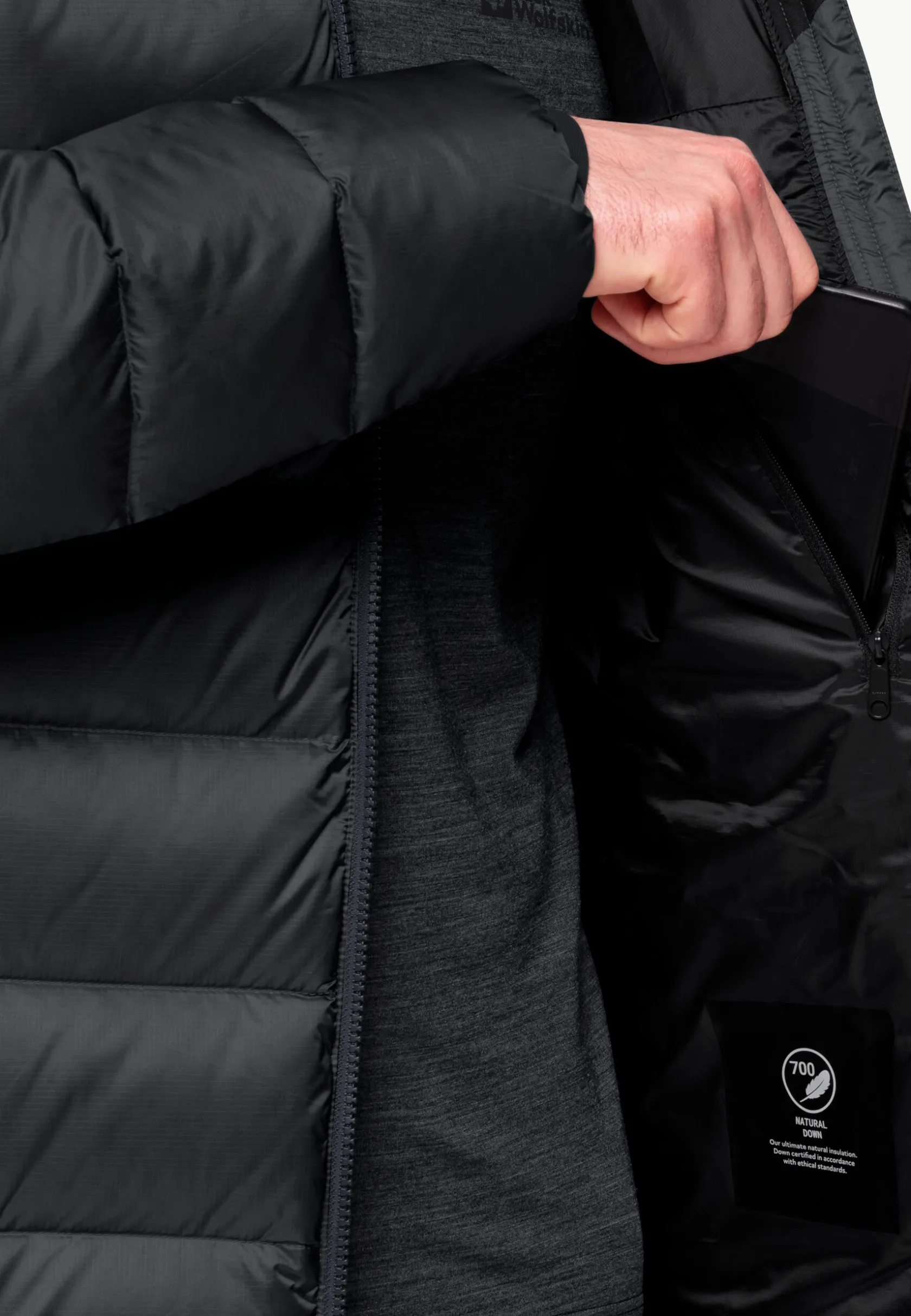Wandelen|Voor- En Najaarsjacks/-Jassen|Jack Wolfskin Nebelhorn Down Hoody M
