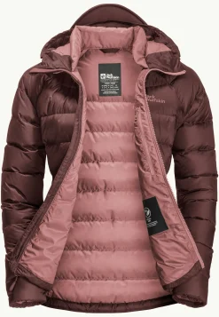 Wandelen|Voor- En Najaarsjacks/-Jassen|Jack Wolfskin Nebelhorn Down Hoody W